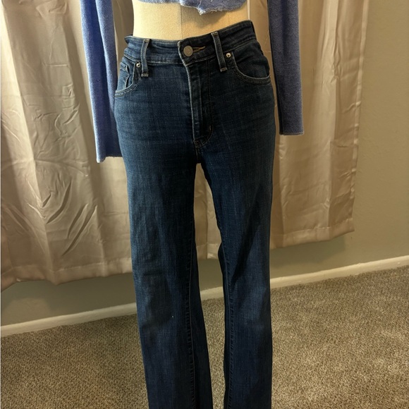 Levi's Women's Dark Blue Boot Cut Jeans - Picture 2 of 4